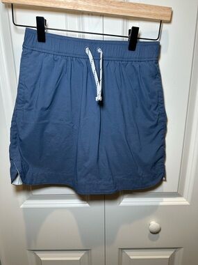Crewcuts Girls XL Drawstring Skort in Slate Blue 10/12